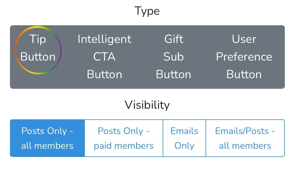 Screenshot of circled Tip Button in Outpost Button Maker