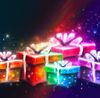 Glowing gifts in space