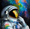 Astronaut pondering