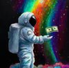 Astronaut getting paid