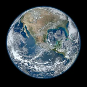 Photograph of Earth taken from space