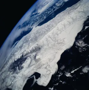 Earth seen from space